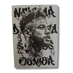 Neymar Junior utcai stílusú fém kártya