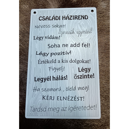 Családi házirend
