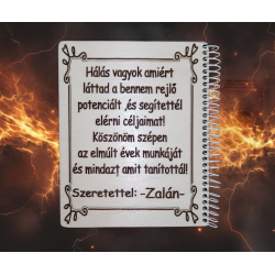 Fényképes füzet fából