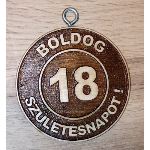 Boldog születésnapot medál