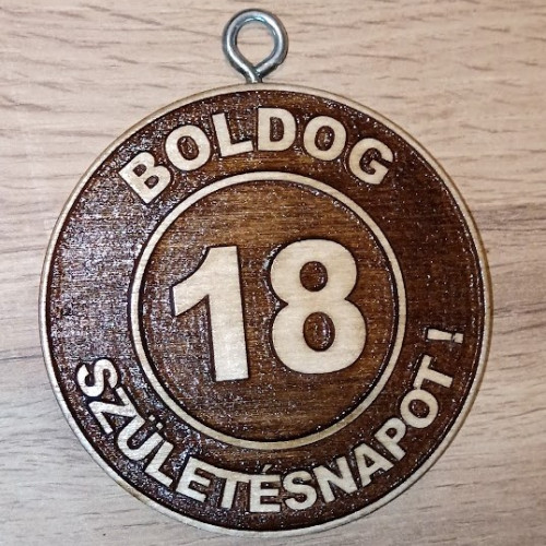Boldog születésnapot medál