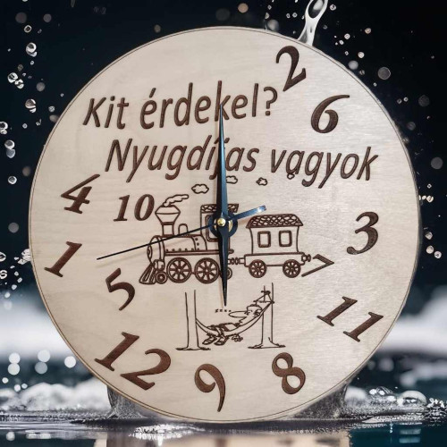 Nyugdíjba mentem óra vasutasoknak
