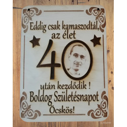 Születésnapi köszöntő tábla